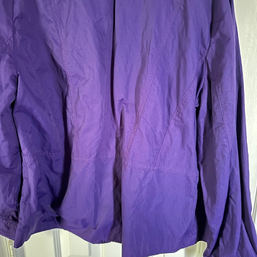Women’s Chicos jacket size 2 (12-14) Purple zip up - Picture 10 of 15